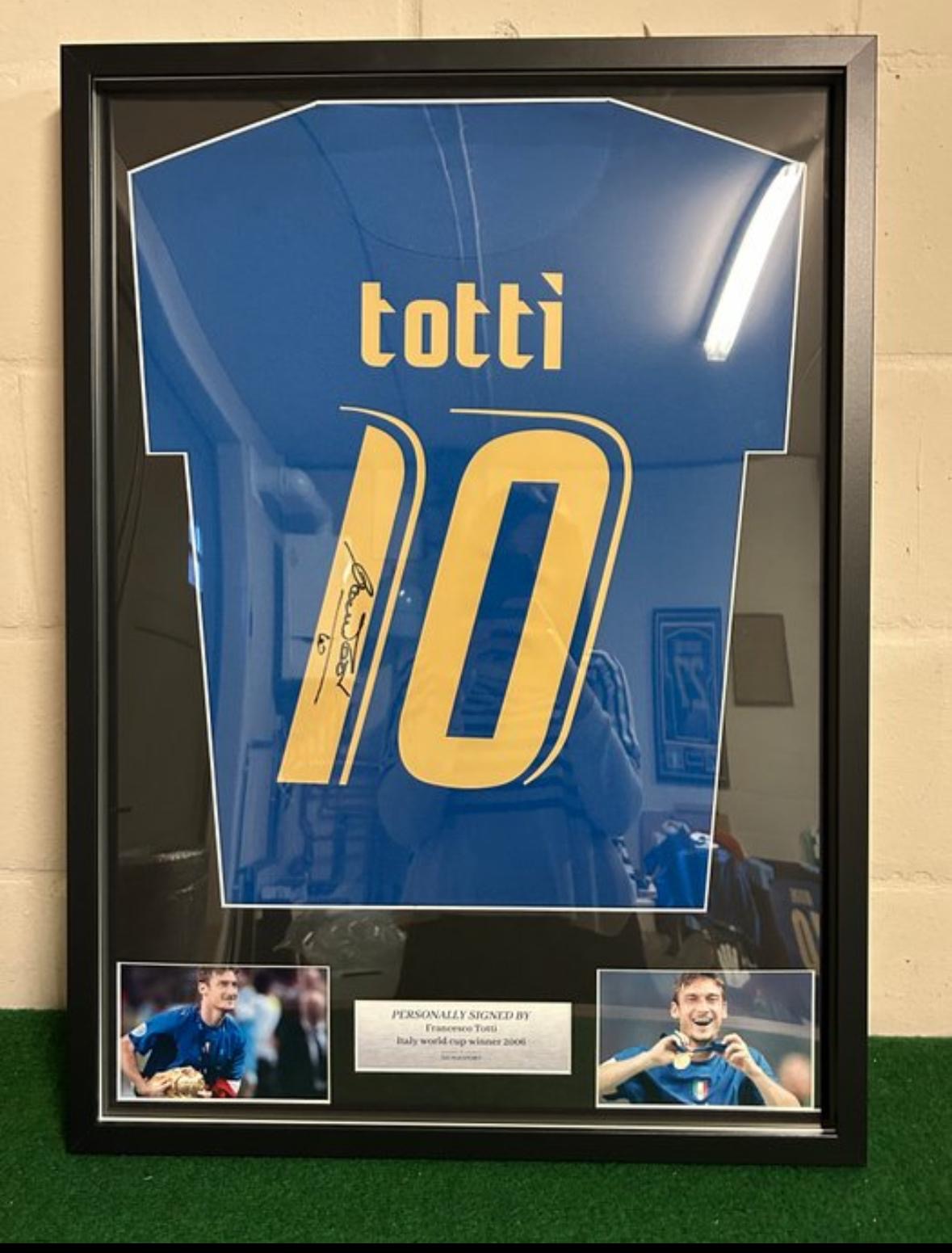 Totti - Italia Framed Shirt – Signasport