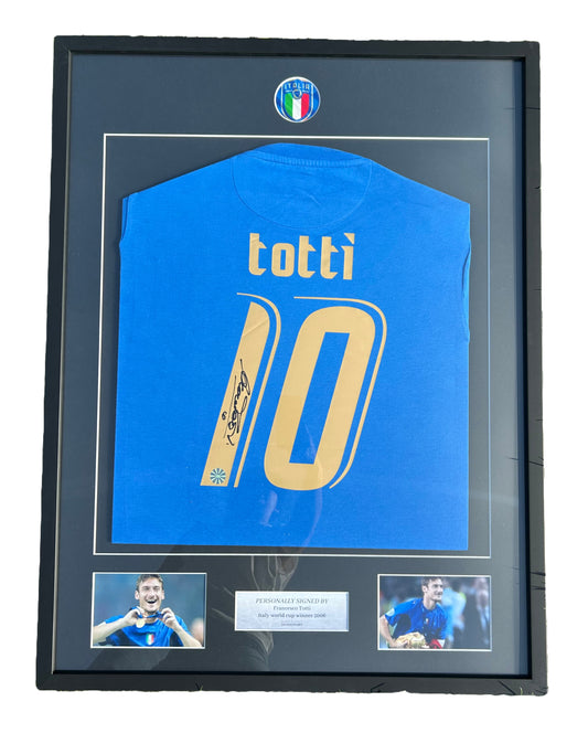 Totti - Italia Framed Shirt