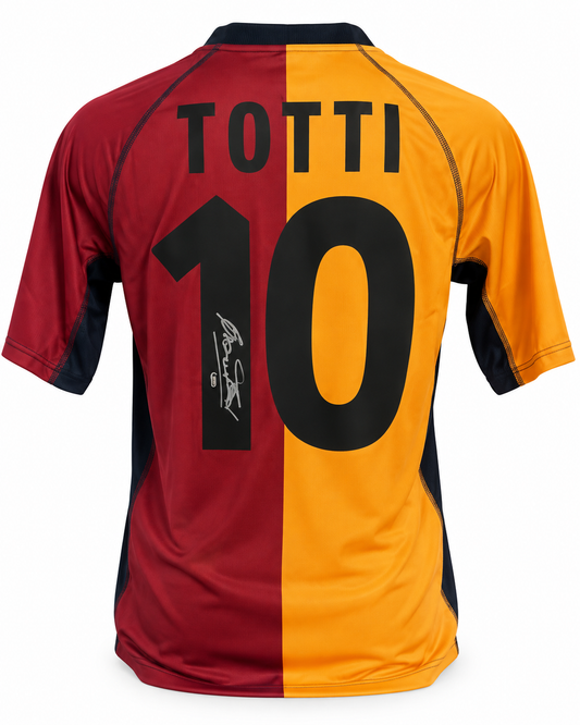 Totti Signed AS Roma ‘98-99 Football Shirt
