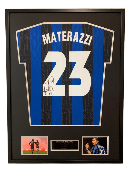 Materazzi - Inter 97|98 Retro Framed Shirt
