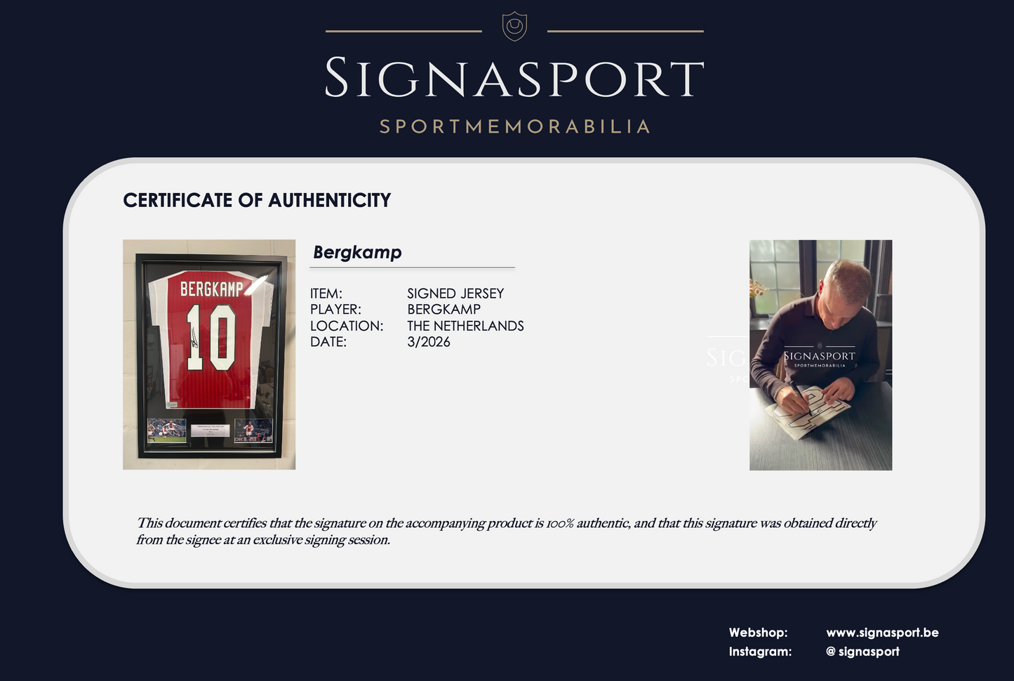 Bergkamp - Ajax