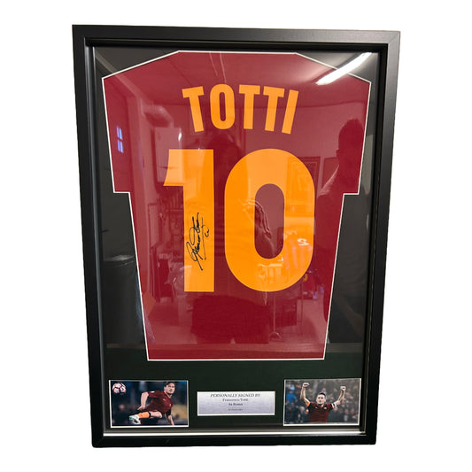 Totti - AS Roma ‘98-99 Framed Retro Shirt