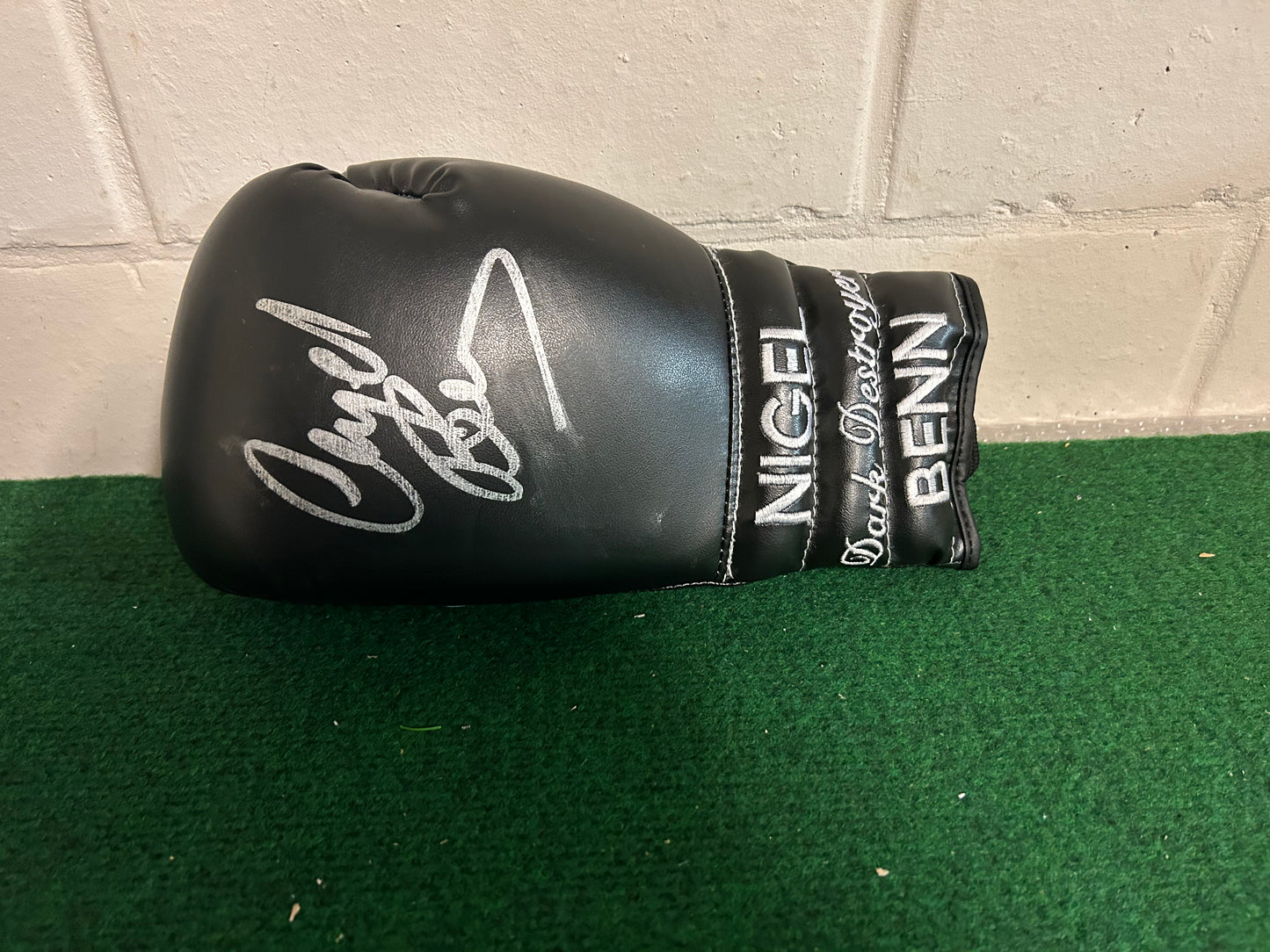 Nigel Benn - boxing glove