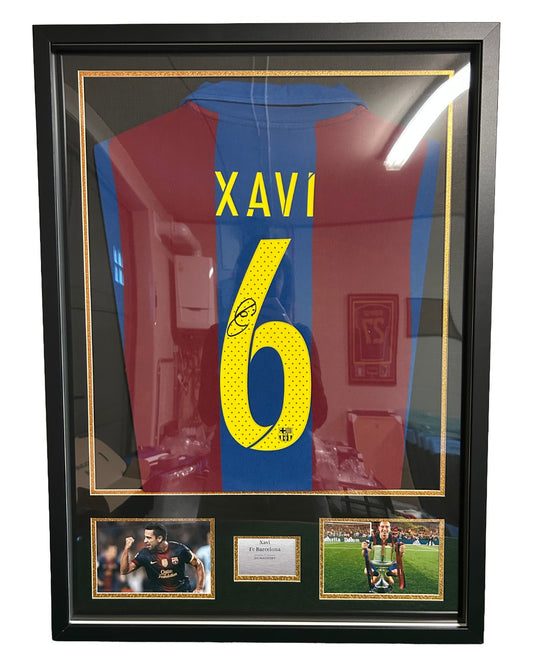 Xavi - FCB Framed Shirt