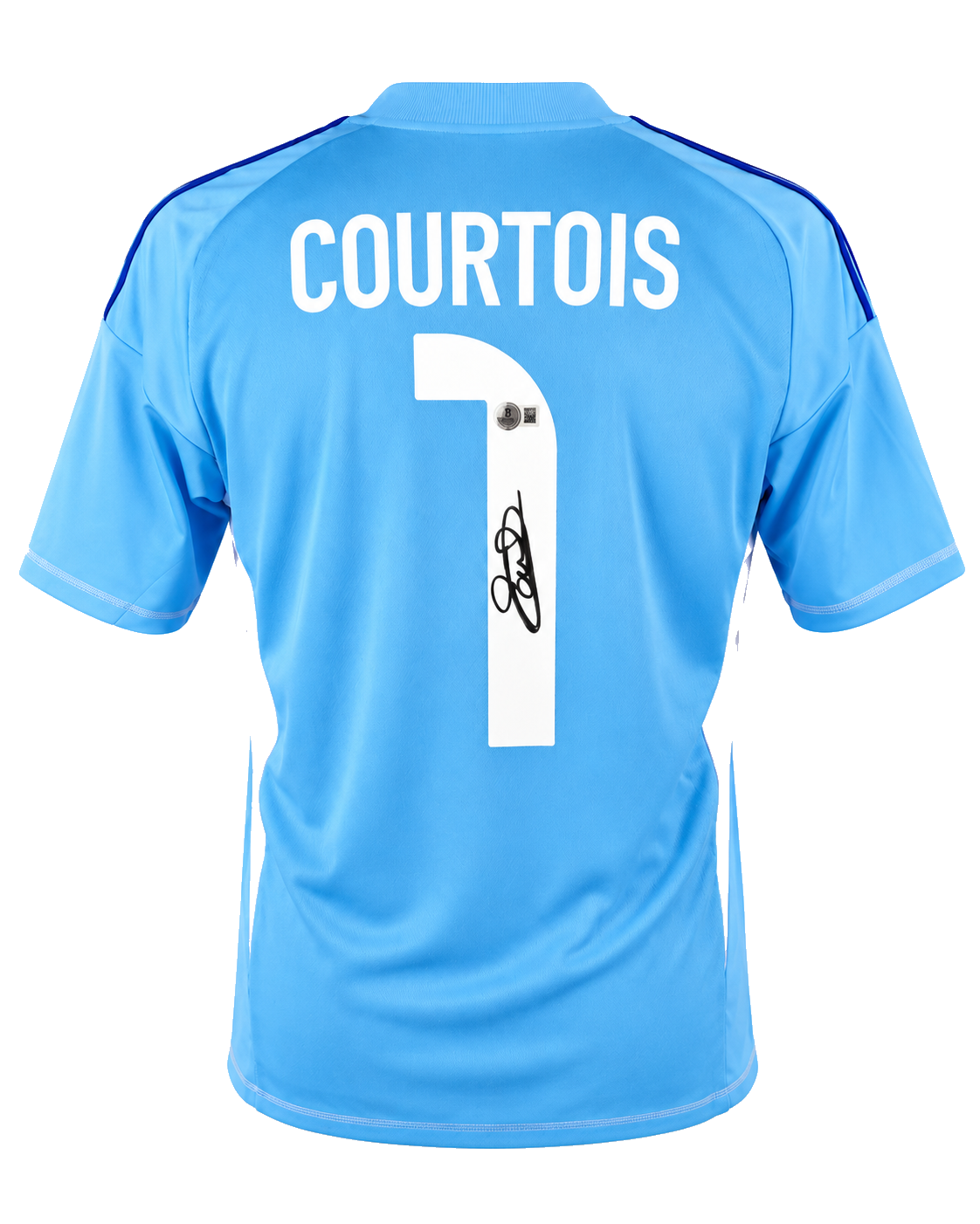 Courtois Signed Real Madrid Football Shirt