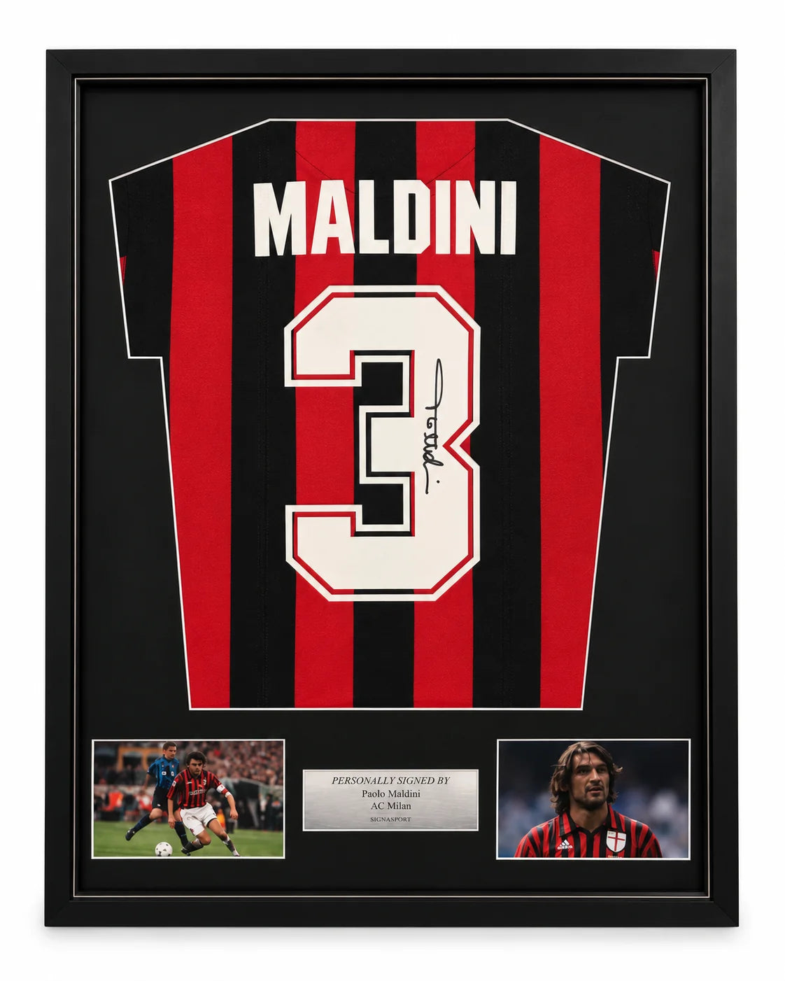 Deluxe football shirt frame example – shirt not included